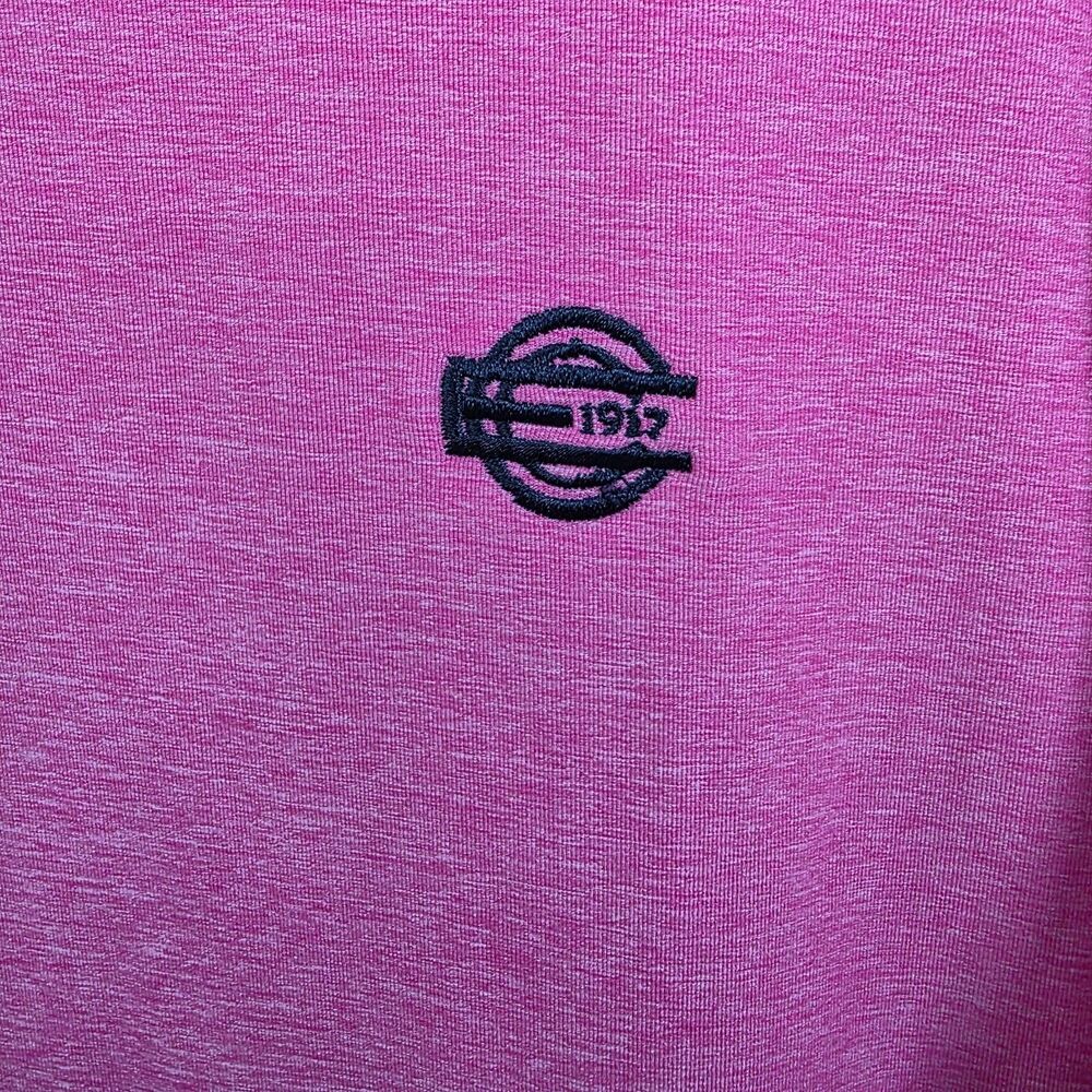 FootJoy FJ Men's Hot Pink Short Sleeve Golf Polo Shirt Size Large - Picture 3 of 11